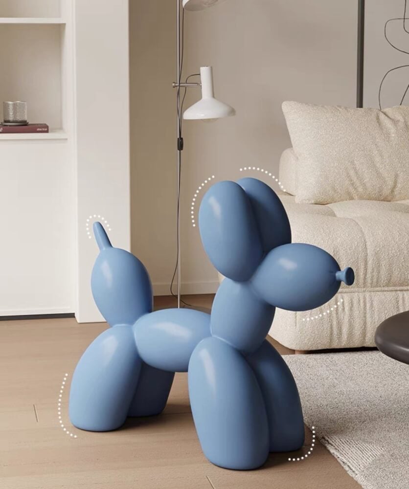 สตูลพลาสติก MY DOLLS HOUSE BALLOON DOGGY ADULT สีฟ้า_5